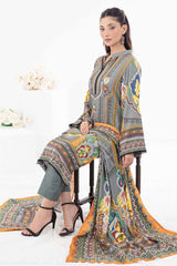 3 Piece Printed Cotail Unstitched Suit WNS-32297 B