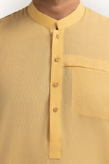 Yellow Basic Kurta KR-STY24-013