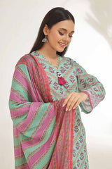 3 Piece Unstitched Printed Lawn Suit CLP-42086
