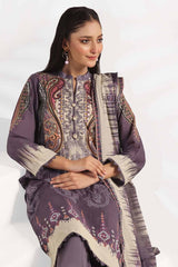 3 Piece Unstitched Embroidered Printed Lawn Suit CLP-32312