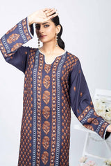Printed Twill Linen Unstitched Shirt WNSS-32011