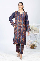 Printed Twill Linen Unstitched Shirt WNSS-32011