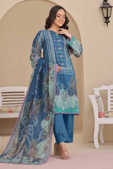 3 Piece Unstitched Printed Lawn Suit CLP-42162