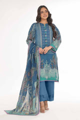 3 Piece Unstitched Printed Lawn Suit CLP-42162