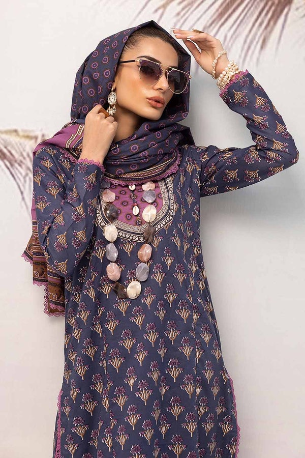 2 Piece Lawn Printed Unstitched Suit TL-32079 B