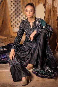 3 Piece Embroidered Karandi Unstitched Suit AY-32037