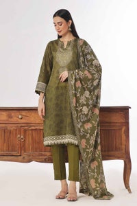 3 Piece Unstitched Printed Lawn Suit CLP-42154