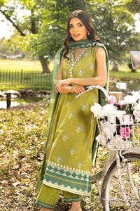 3 Piece Printed Lawn Unstitched Suit CL-32584 B