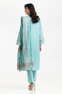 3PC Lawn Embroidered Suit IUSTKSD-499