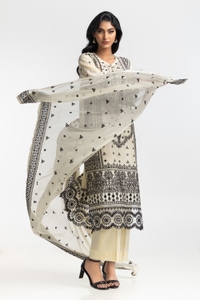 3PC Lawn Embroidered Suit IUSTKSD-581