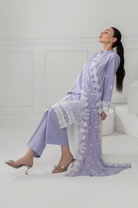 3PC Lawn Embroidered Suit IUSTKSD-562