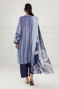 3PC Lawn Lacquer Printed Suit IUSTKSD-505