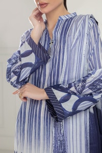 3PC Lawn Lacquer Printed Suit IUSTKSD-505