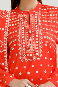 3PC Lawn Lacquer Printed Suit IUSTKSD-508