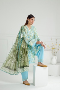 3PC Lawn Printed Suit IUSTKSD-507