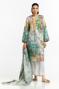 3PC Lawn Printed Suit IUSTKSD-516