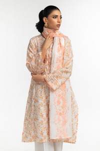 3PC Lawn Printed Suit With Embroidered IUSTKSD-543