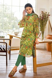 3 Piece Printed Lawn Unstitched Suit CL-32571