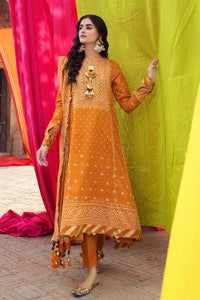 3 Piece Unstitched Chunri Lawn Suit CL-32163 A
