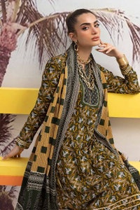 3 Piece Lawn Printed Unstitched Suit Cl-32450 B