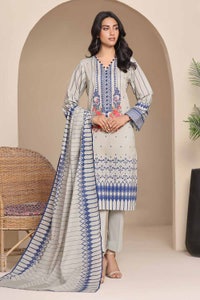 3 Piece Unstitched Printed Lawn Suit CLP-42163