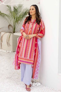 3 Piece Printed Lawn Unstitched Suit CL-32585 A