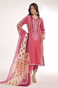 3 Piece Unstitched Printed Lawn Suit CLP-42153