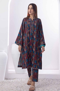 2 Piece Printed Dhanak Unstitched Suit WNST-32078