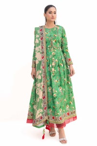 3 Piece Unstitched Printed Khaddar Suit with Printed Pashmina Dupatta AP-42036