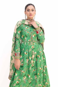 3 Piece Unstitched Printed Khaddar Suit with Printed Pashmina Dupatta AP-42036