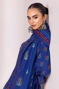 3 Piece Khaddar Printed Unstitched Suit K-32018