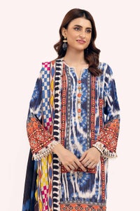 3 Piece Unstitched Printed Karandi Suit AY-42004