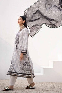 3 Piece Printed Lawn Unstitched Suit B-42009