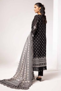 3 Piece Unstitched Printed Lawn Suit B-42019
