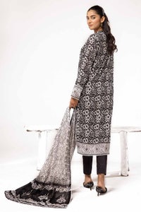 3 Piece Unstitched Printed Lawn Suit B-42024