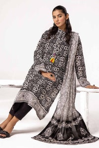 3 Piece Unstitched Printed Lawn Suit B-42024
