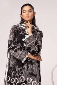3 Piece Unstitched Embroidered Lawn Suit B-42027