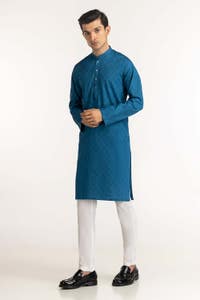 Blue Styling Kurta KR-STY24-061