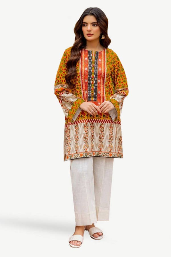 Cambric Printed Tunic KJ-43100