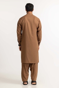 Caramel Brown Basic Suit SK-S23-022