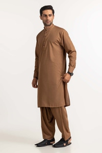 Caramel Brown Basic Suit SK-S23-022