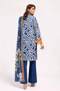 3 Piece Unstitched Embroidered Corduroy Suit with Printed Cotton Net Dupatta CD-42003