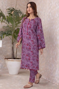 2 Piece Printed Dhanak Unstitched Suit WNST-32084