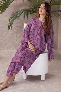 2 Piece Printed Dhanak Unstitched Suit WNST-32084