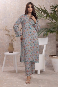 2 Piece Linen Unstitched Suit WNST-32059