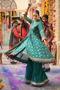 3 Piece Gold Printed Lawn Unstitched Suit CL-42004 B
