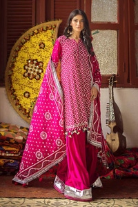 3 Piece Lacquer Printed Lawn Unstitched Suit CL-42008 B