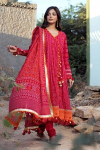 3 Piece Printed Lawn Unstitched Suit CL-42009 A