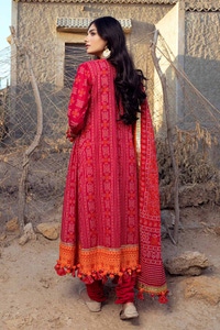 3 Piece Printed Lawn Unstitched Suit CL-42009 A