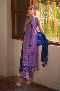 3 Piece Printed Lawn Unstitched Suit CL-42016 B